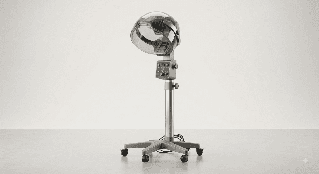 Professional Standing Hair Steamer & Hood Dryer Machine