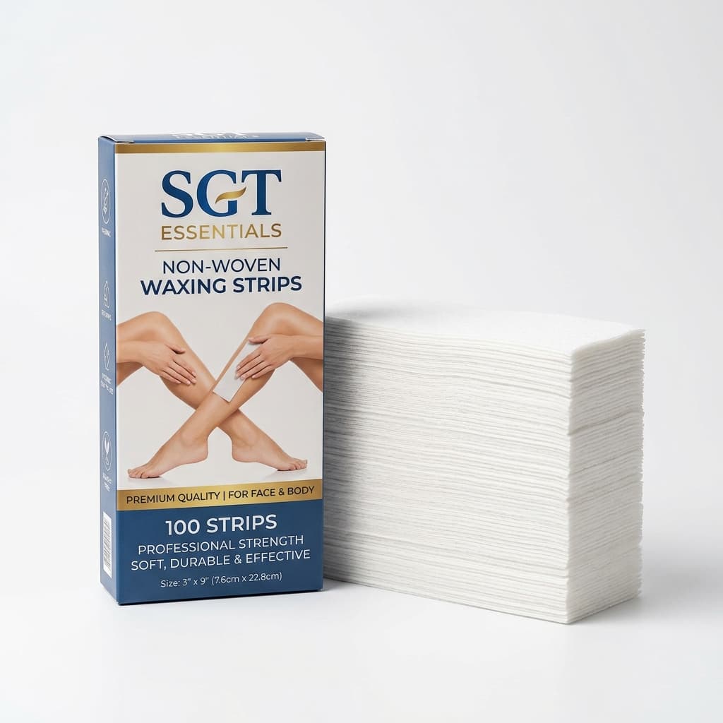 Professional Non-Woven Hair Removal Waxing Strips (Pack of 100)